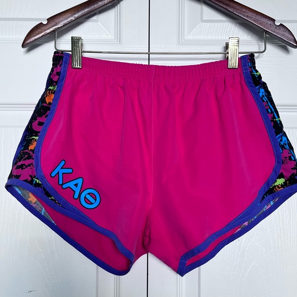 Kappa Alpha Theta Workout Shorts by Boxercraft-Size S - Picture 1 of 6